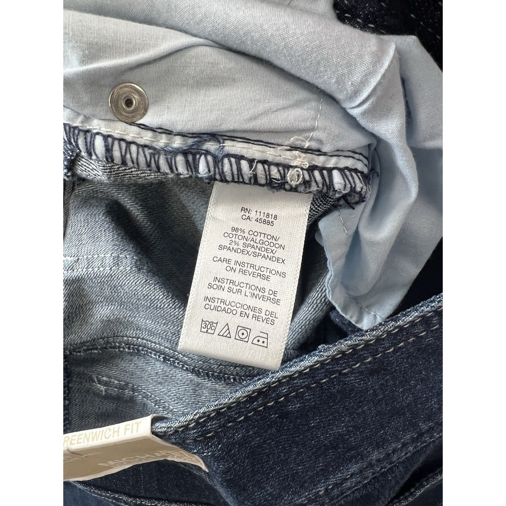 Michael Kors NWT Hollywood Nights Jeans Dark Stonewash Size 6 - Picture 10 of 13